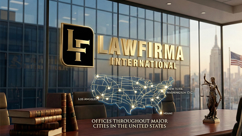 LawFirma service coverage in the United States